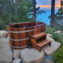 Cargar imagen en el visor de la galería, Fluid Float Japanese Cedar Soaking Tub - Fluid Float & Sauna