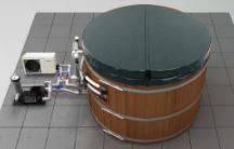 Load image into Gallery viewer, Fluid Float Classic Cedar Hot Tub - Fluid Float & Sauna