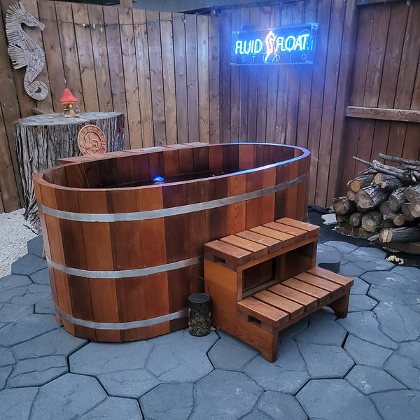 Fluid Float Japanese Cedar Soaking Tub