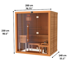 Cargar imagen en el visor de la galería, Saunas Fluidas Tradicionales De Cedro 
