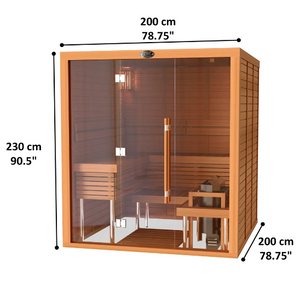 Saunas Fluidas Tradicionales De Cedro 