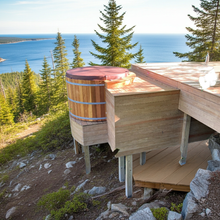 Load image into Gallery viewer, Fluid Float Colonial Cedar Hot Tub - Fluid Float &amp; Sauna 
