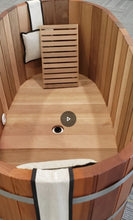 Cargar imagen en el visor de la galería, Fluid Float Japanese Cedar Soaking Tub - Fluid Float &amp; Sauna 
