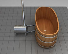 Cargar imagen en el visor de la galería, Fluid Float Japanese Cypress Soaking Tub - Fluid Float &amp; Sauna 
