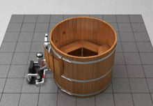 Cargar imagen en el visor de la galería, Fluid Custom Cedar Skirting - Fluid Float &amp; Sauna 
